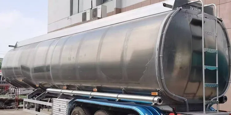 Stainless Steel Tanker Semi Trailer